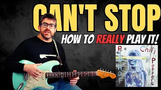 How to REALLY play the Can't Stop Riff! - MasterThatRiff! #126 🌶