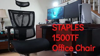 Staples 1500TF Premium Office Chair | Unboxing & Review
