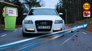 Audi S6 Fuel Economy Challenge ⛽ (ENG subtitles)