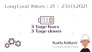 Long Covid #shorts 21 | 3 Tage down