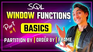 SQL Window Functions Basics | Partition By, Order By, Frame | #SQL Course #3