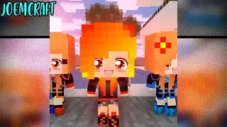 APHMAU FRIENDS CREW | AARON, EIN, APHMAU, ZANE | SHUFFLE DANCE | CHICKEN WINGS - Minecraft Animation