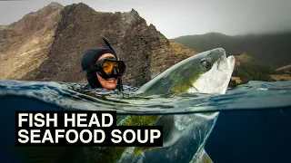 Chilean Seafood Stew - Hawai’i Style - Fresh from the Sea - Kimi Werner Recipe and Spearfishing