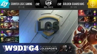 CLG vs Golden Guardians | Week 9 Day 1 S10 LCS Spring 2020 | CLG vs GG W9D1