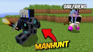 IMMORTAL Speedrunner VS Hunter with My Girlfriend in Minecraft...