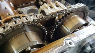 BAD CAM GEAR ON MERCEDES M271 ENGINE