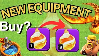 IS it good or not New fireball equipment??? FIND OUT!!? CLASH OF CLANS