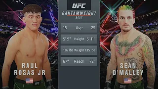 Raul Rosas Jr. Vs. Sean O'Malley : UFC 4 Gameplay (Legendary Difficulty) (AI Vs AI) (PS5)