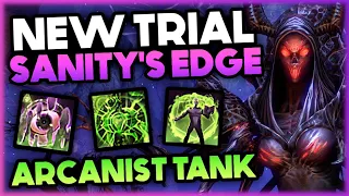 New Trial - Sanity's Edge Blind Run as Arcanist Tank | Elder Scrolls Online Necrom PTS