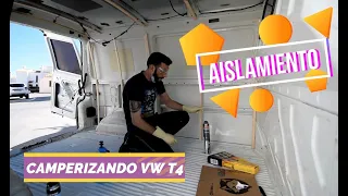 #2 Aislamiento furgoneta Camper Volkswagen T4