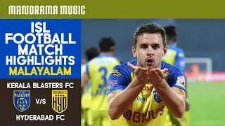 Kerala Blasters FC V/s Hyderabad FC | Match40 | ISL Football Match Highlights | Malayalam Commentary