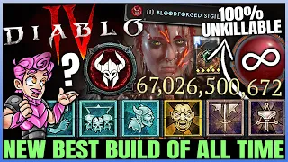 Diablo 4 - New Best 1 SHOT EVERYTHING 100% UKILLABLE Barbarian Build - Easy Abattoir of Zir - Guide!