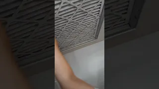 HVAC thump sound air filter problem, quick fix. Air Conditioning A/C issue(s).