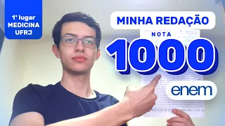 LENDO MINHA REDAÇÃO NOTA 1000 | ENEM