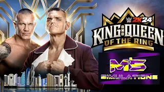 WWE 2K24 King and Queen of The Ring Gunter vs Randy Orton (King of The Ring Finals)