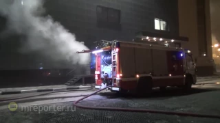 Потушен пожар в ТЦ «Скарабей» в Москве.