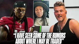 DeAndre Hopkins Says He's Heard Rumors About His Trade, "I'm Ready To Do My Job" | Pat McAfee Reacts