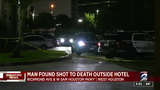 Man found shot to death outisde hotel in west Houston, police say