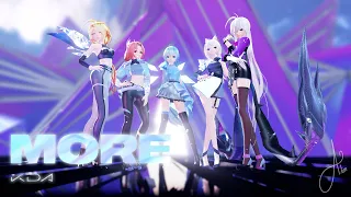 【MMD MOTION DL】 K/DA 'MORE'