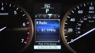 Multi Information Display on Lexus NX