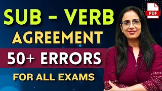 Spotting Error Based on Subject Verb Agreement  | SSC CGL 2021 | Class - 1 Spotting Errors