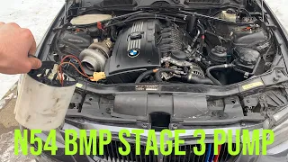 N54 335i BMP STAGE 3 FUEL PUMP INSTALL