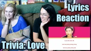 Trivia: Love Lyrics Reaction