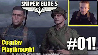 The Best WW2 Game I Played In Years, Landing In German Occupied France-Sniper Elite 5 France Part 1