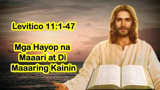 Levitico 11:1-47 Mga Hayop na Maaari at Di Maaaring Kainin #bible #moises #biblia #levitico