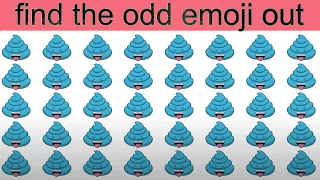 HOW GOOD ARE YOUR EYES l #81 l  Find The Odd  Emoji out l Emoji Puzzle Quiz  l kk arcade master