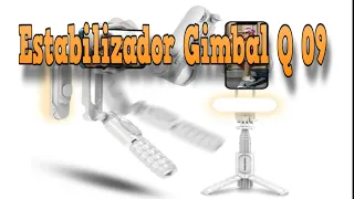 Funcionamiento del estabilizador Gimbal Q09