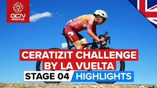 Incredible Solo Breakaway Versus Peloton | Ceratizit Challenge By La Vuelta 2022 Stage 4 Highlights