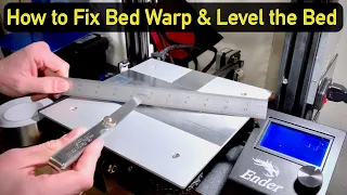 Ender 3 - Fix Warped Bed, Bed Leveling, and the Best Print Surface