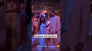 Reginae and Armon at Toya Wedding😳😍 #fyp #armonwarren #reginaecarter #toyajohnson #wedding