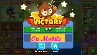 BTD6 Race Quest Keep Up With Biker Bones on Mobile 0:49.46