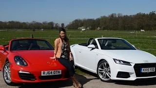 Audi TT Roadster vs Porsche Boxster 2015 | TELEGRAPH CARS