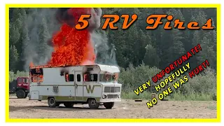 5  RV Fires! RV Fails Compilation!