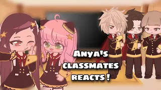 Anya’s classmates reacts to edits 💖 || sxf || some damianya || high school au || gacha club