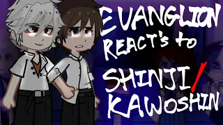 evangelion reacts to shinji/kawoshin (Read desc)