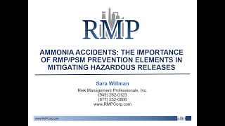 Ammonia Accidents: The Importance of RMP/PSM Prevention Elements in Mitigating Hazardous Releases