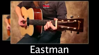 1961 Martin D-28 Vs Eastman E20D Acoustic Guitar Comparison Video