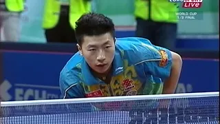 Table tennis Samsonov - Ma Long 2009 Semi final World Cup