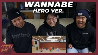 ITZY REACTION - WANNABE Dance Practice (HERO Ver.)