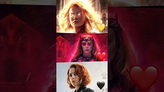 your favorite heroes comment ll #captainmarvel #scarletwitch #blackwidow #marvel#dc#mcu#shorts