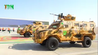 Military parade on the occasion of the 30th anniversary of the independence of Turkmenistan