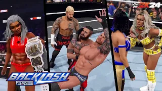 WWE 2K24: Backlash 2024 Full Show Prediction Highlights! (Part 2)