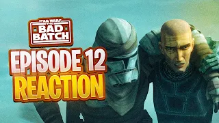 Star Wars  The Bad Batch Season 3 Episode 12 REACTION "The Outpost"