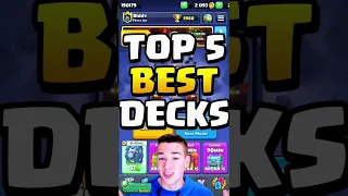 Top 5 Clash Royale Decks (December) 🔥 #shorts