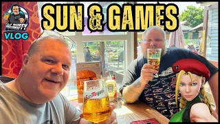 Sun - Chilling - Retro Games + BEERS = VLOG#46