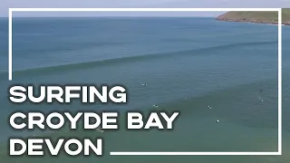 Surfing In Croyde Bay, North Devon From The Air 🏄‍♂️(Drone Edit)